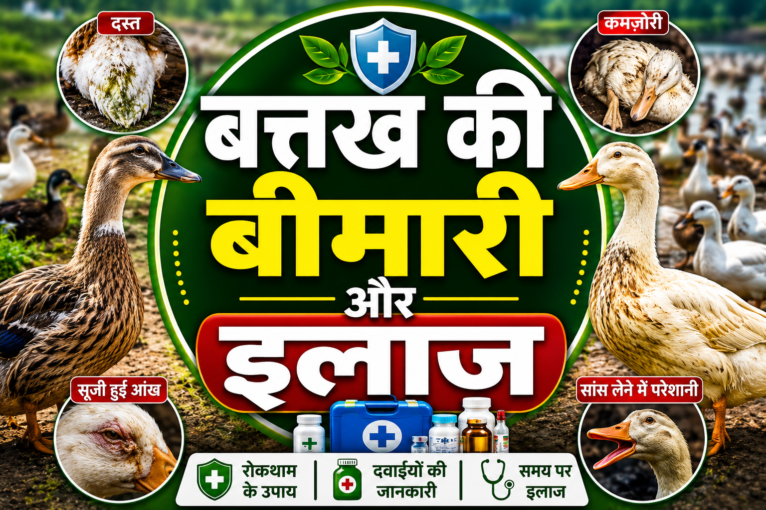 बत्तख की बीमारी और इलाज